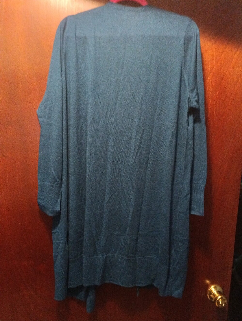 Universal Standard Woman's Size Small Open Front Long Cardigan Blue NWT - Picture 4 of 4
